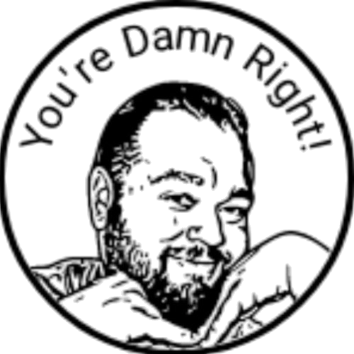 You're Damn Right Logo
